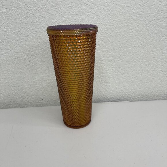 Starbucks 50th Anniversary Gold Studded 24oz Cup Tumbler 011124692 NO STRAW - Picture 6 of 6